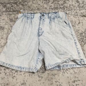 Vtg season jean shorts super high rise bleached M